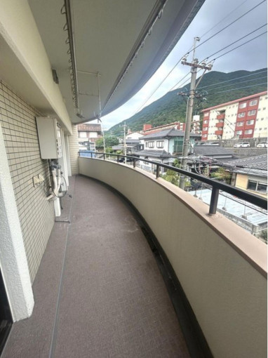 北九州市門司区別院、中古マンションのバルコニー画像です