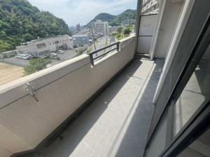 北九州市門司区清見、中古マンションのバルコニー画像です