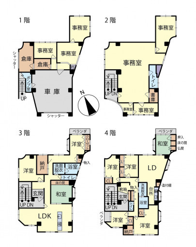 北九州市門司区下二十町、収益物件/その他の間取り画像です