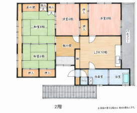 北九州市門司区清見、収益物件/ビルの間取り画像です