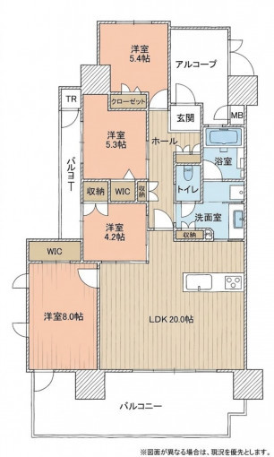 北九州市門司区大里本町、中古マンションの間取り画像です