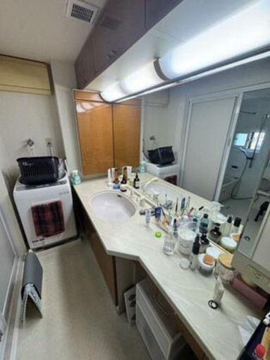 北九州市門司区高田、中古マンションの洗面画像です