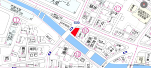 北九州市門司区中二十町、土地の地図画像です