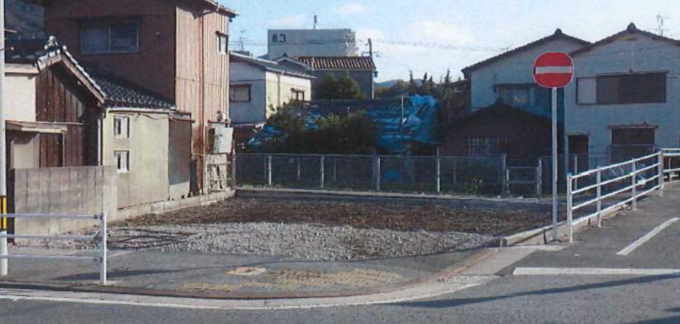 北九州市門司区中二十町、土地の前面道路を含む現地写真画像です