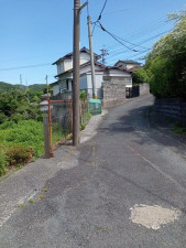 北九州市門司区高砂町、土地の前面道路を含む現地写真画像です