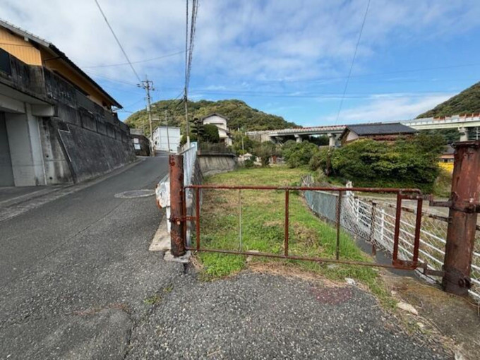 北九州市門司区高砂町、土地の前面道路を含む現地写真画像です