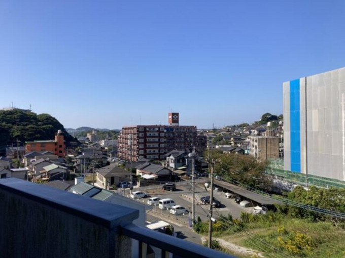 北九州市門司区寺内、中古マンションのバルコニー画像です