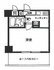 藤沢市藤沢、中古マンションの間取り画像です