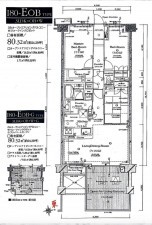 藤沢市辻堂西海岸、中古マンションの間取り画像です