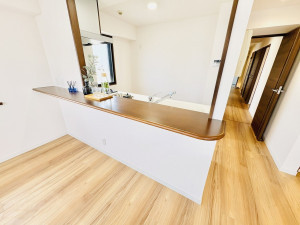 藤沢市鵠沼藤が谷、中古マンションのキッチン画像です