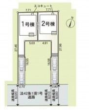藤沢市善行、新築一戸建ての画像です
