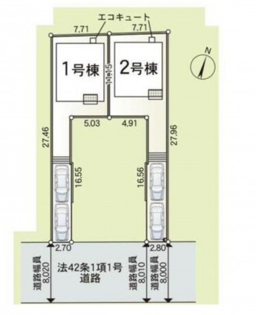 藤沢市善行、新築一戸建ての画像です