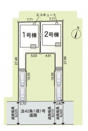 藤沢市善行、新築一戸建ての画像です