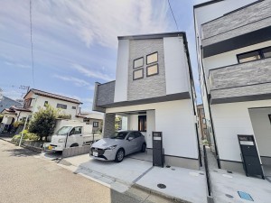 藤沢市善行、新築一戸建ての外観画像です