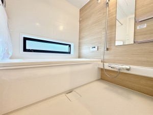 藤沢市善行、新築一戸建ての風呂画像です