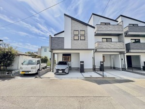 藤沢市善行、新築一戸建ての外観画像です