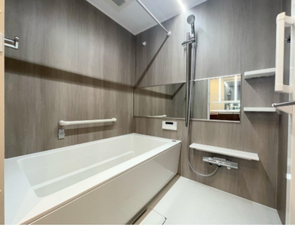 藤沢市みその台、中古マンションの風呂画像です