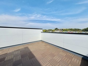 藤沢市片瀬、新築一戸建てのバルコニー画像です