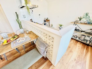 藤沢市片瀬、新築一戸建てのキッチン画像です