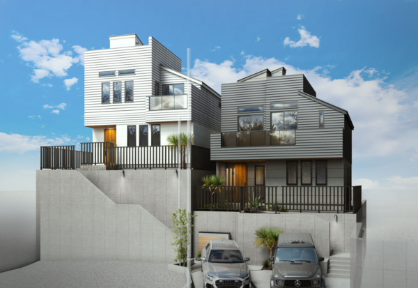 藤沢市片瀬、新築一戸建ての画像です