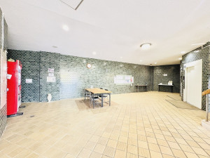 藤沢市亀井野、中古マンションのエントランス画像です