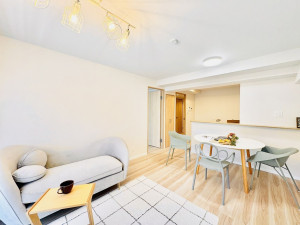 藤沢市亀井野、中古マンションの居間画像です