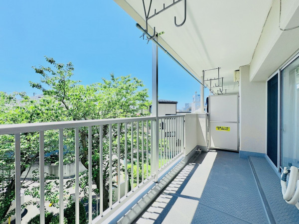 藤沢市亀井野、中古マンションのバルコニー画像です