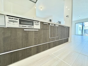 藤沢市善行、新築一戸建てのキッチン画像です