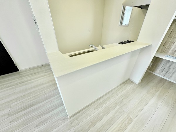 藤沢市善行、新築一戸建てのキッチン画像です