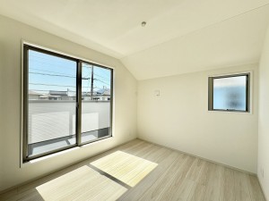 藤沢市善行、新築一戸建ての寝室画像です