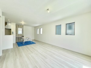 藤沢市善行、新築一戸建ての居間画像です