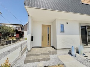 藤沢市善行、新築一戸建ての外観画像です