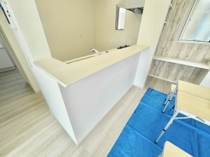 藤沢市善行、新築一戸建てのキッチン画像です