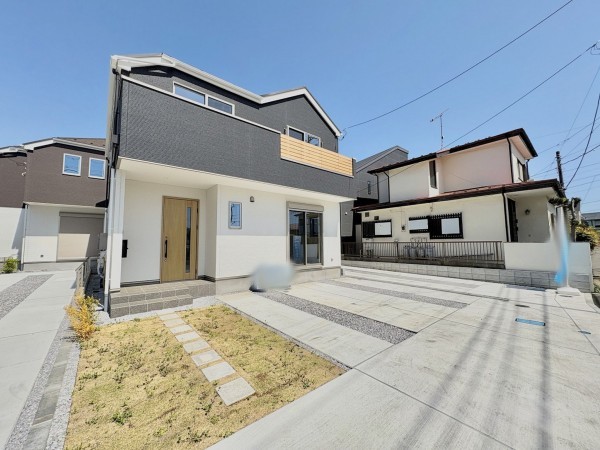 藤沢市善行、新築一戸建ての外観画像です
