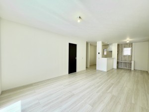 藤沢市善行、新築一戸建ての居間画像です