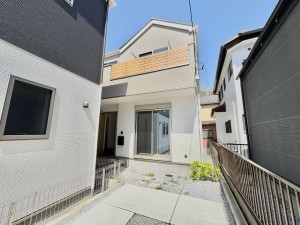 藤沢市善行、新築一戸建ての外観画像です