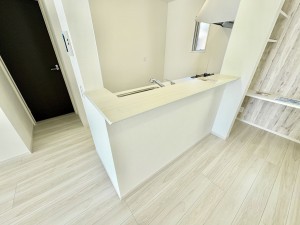 藤沢市善行、新築一戸建てのキッチン画像です