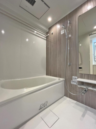 藤沢市亀井野、中古マンションの風呂画像です