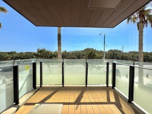 藤沢市鵠沼海岸、中古マンションのバルコニー画像です