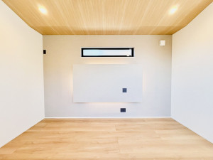 藤沢市辻堂、新築一戸建ての居間画像です