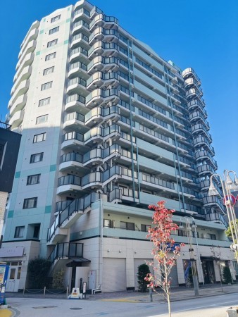 藤沢市藤沢、中古マンションの外観画像です