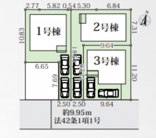藤沢市亀井野、新築一戸建ての画像です