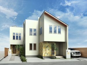 藤沢市本鵠沼、新築一戸建ての画像です