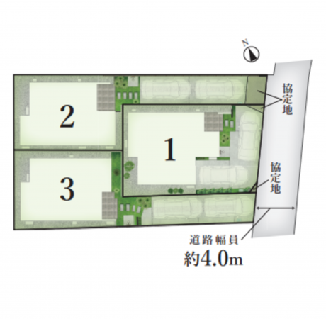 藤沢市本鵠沼、新築一戸建ての画像です