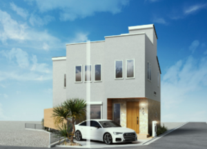 藤沢市鵠沼海岸、新築一戸建ての画像です