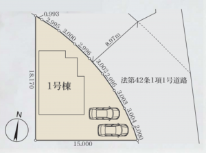 藤沢市大庭、新築一戸建ての画像です