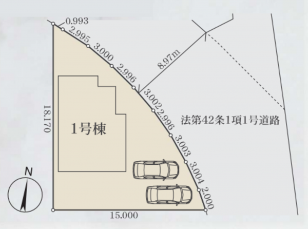 藤沢市大庭、新築一戸建ての画像です