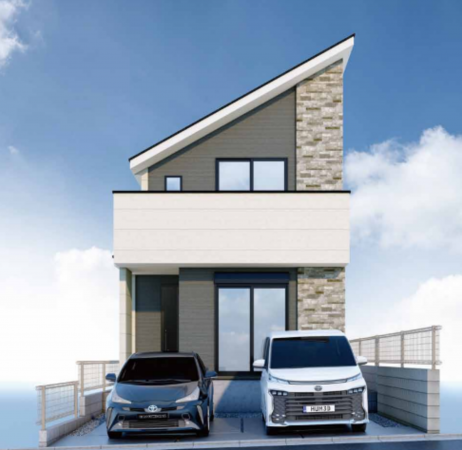 藤沢市大鋸、新築一戸建ての画像です