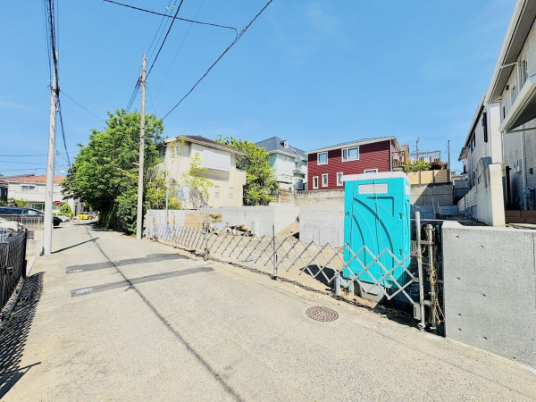 藤沢市辻堂東海岸、新築一戸建ての外観画像です