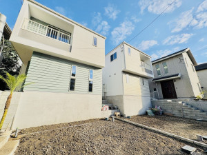 藤沢市辻堂東海岸、新築一戸建ての外観画像です